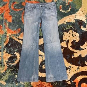 Citizens of Hum Faye 003 wide leg light wash jeans